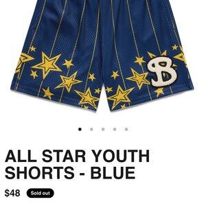 Youth Shorts - Blue